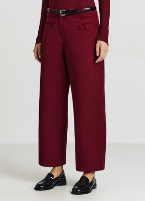 Stoffhose - bordeaux chiaro