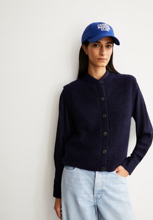 Vest - tinted navy