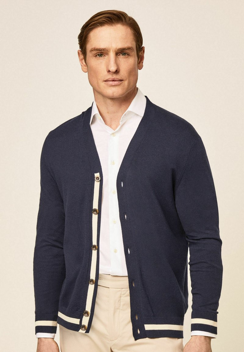 Hackett London Vest navy/blauw Zalando.nl