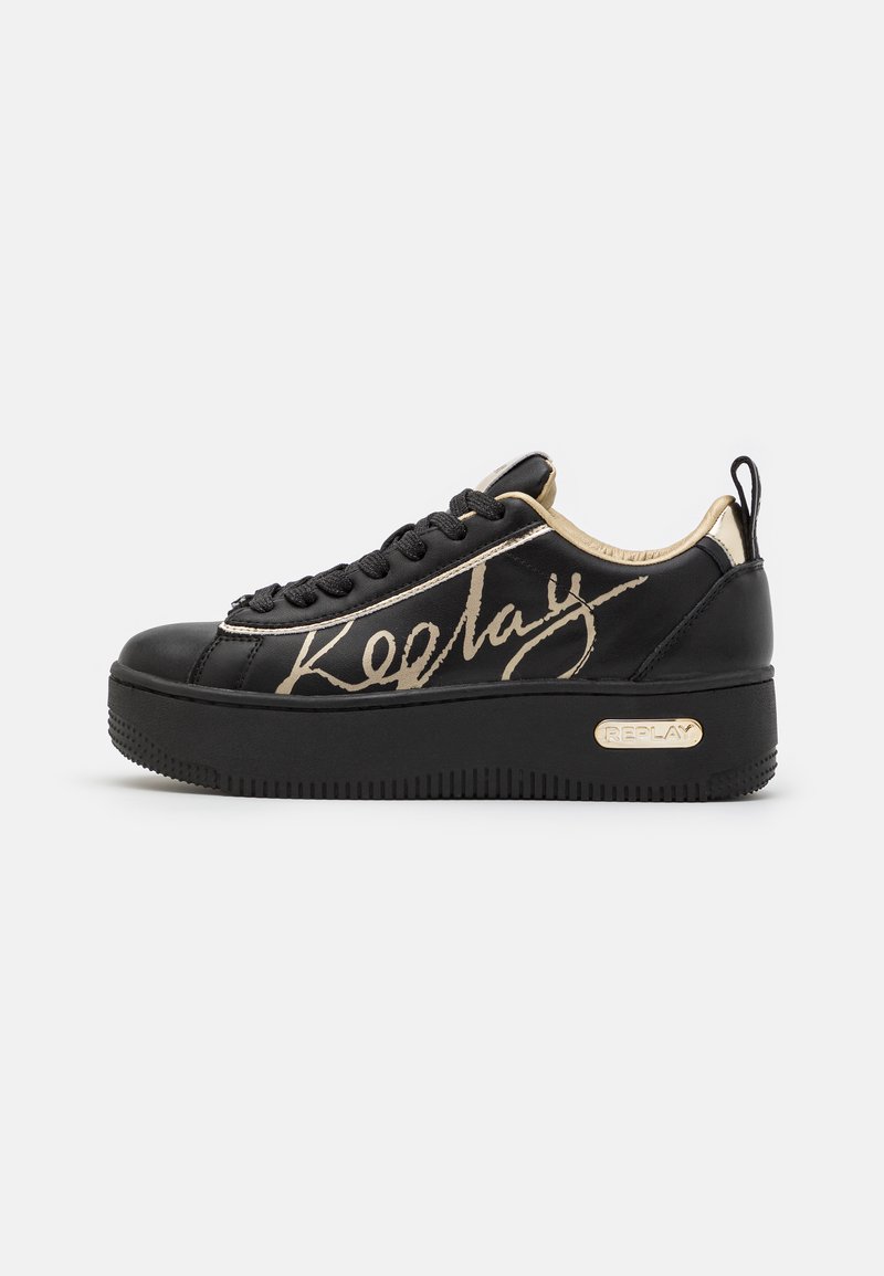 Replay DISCO SIGN - Sneakers low - black/negru - Zalando.ro