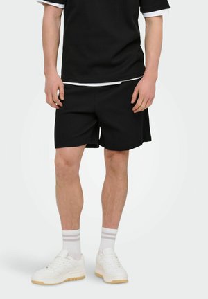 ONSTOBIE HOHE TAILLE LOCKER GESCHNITTEN  - Trainingsbroek - black