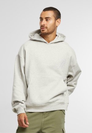 Hoodie - melange grey