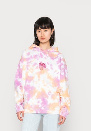 STRAWBERRY TIE DYE HOODIE - Mikina - multi