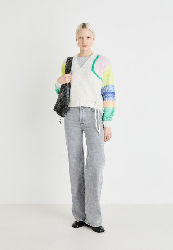 PCSELJA WRAP CARDIGAN - Cardigan - cloud dancer4