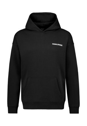 Sublevel MIT KÄNGURUTASCHE UND LOGOPRINT - Hoodie - schwarz