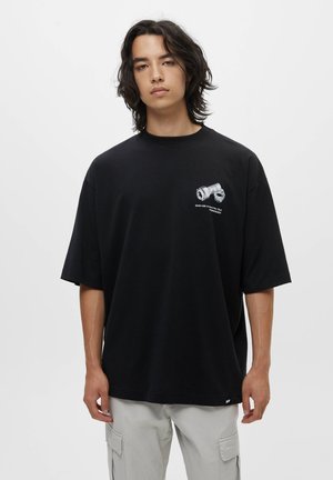 Print T-shirt - black