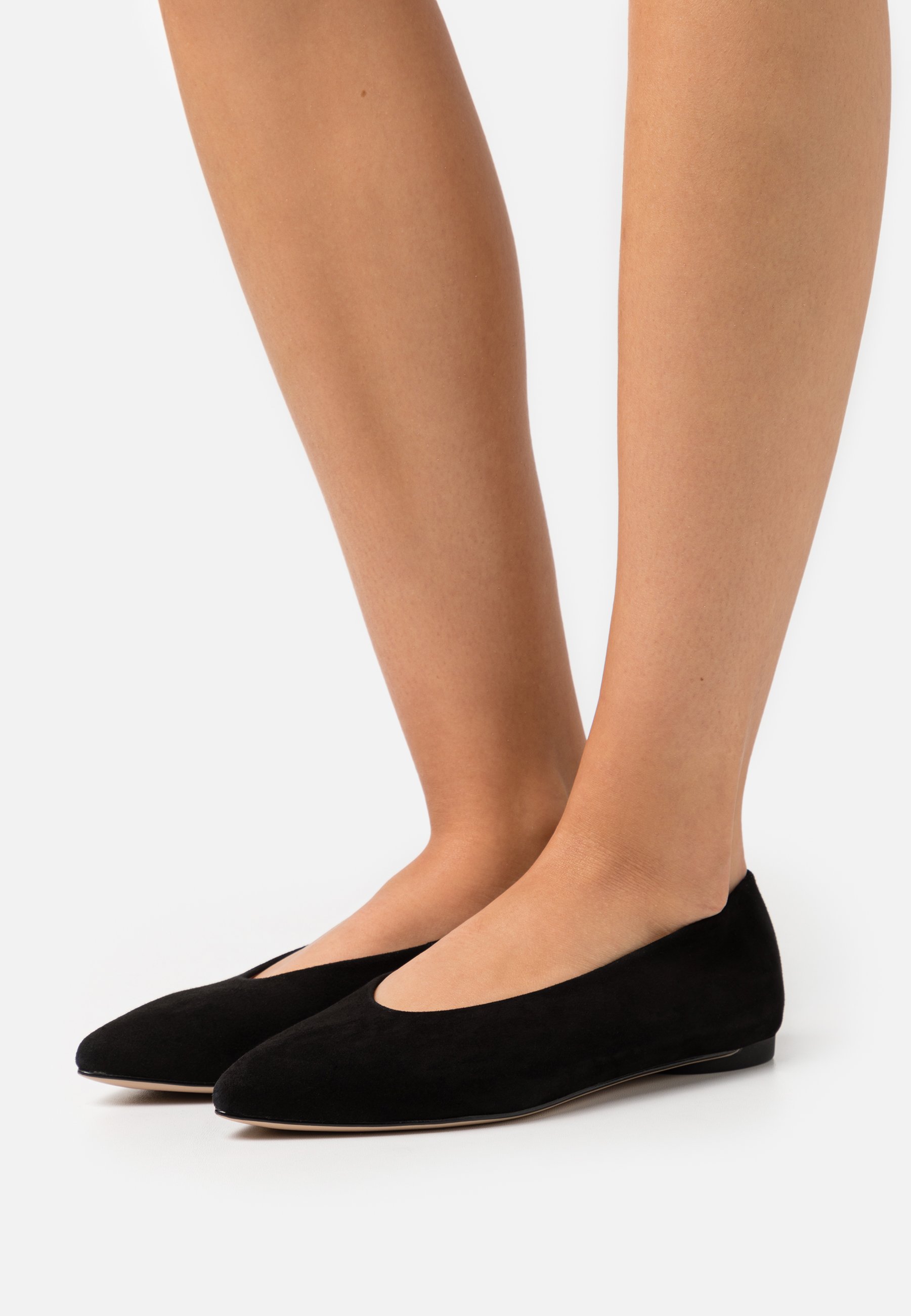 zapatos mujer UNISA bailarinas negro cuero sintético charol BM37 -  ZOOODE.COM