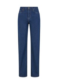 Vaqueros rectos - mid deep blue washed