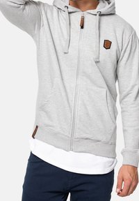 INDICODE JEANS Sweater met rits - grey