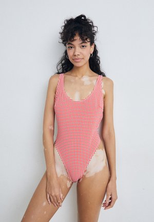 Good American GINGHAM KHLOE ONE PIECE - Maillot de bain - grenadine gingham
