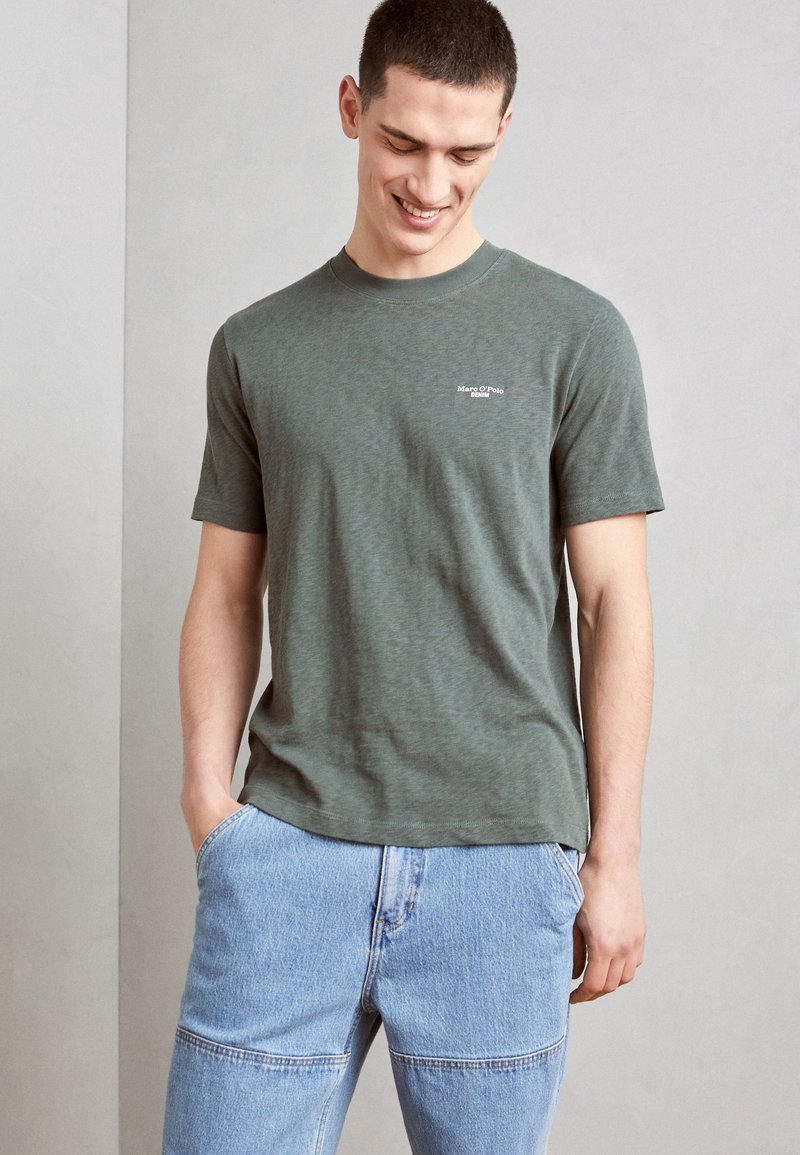 Marc O'Polo DENIM SHORT SLEEVE LOGO PRINT REGULAR FIT - T-Shirt basic ...