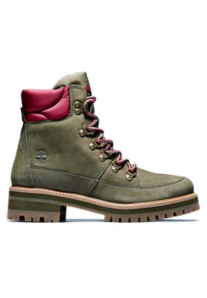 Botas con cordones - olive
