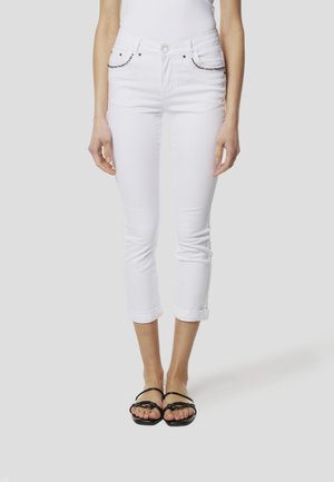 CROPPED  - Vaqueros slim fit - blanco   white