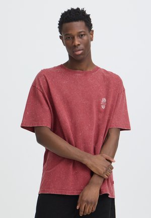 Solid, SDWICK - Camiseta estampada - brick red