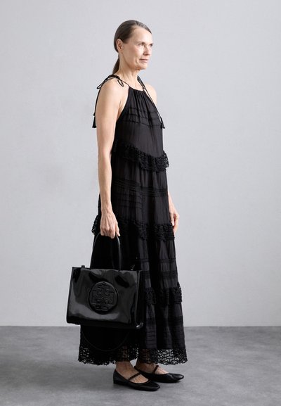 Tory Burch ELLA BIO PATENT SMALL TOTE - Borsa a mano - black