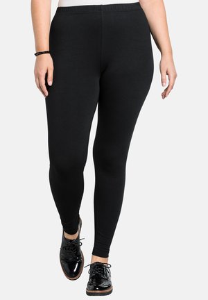 Sheego, Leggings - Trousers - black