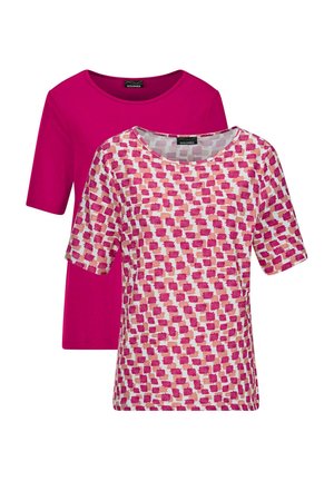 DOPPELPACK - T-shirt basic - pink pink patterned
