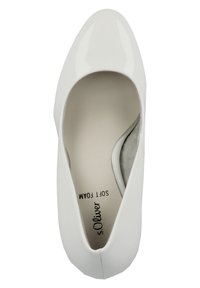 s.Oliver Zapatos de plataforma - white patent