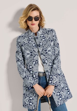 MADELEINE, Kurzmantel - navy wool white