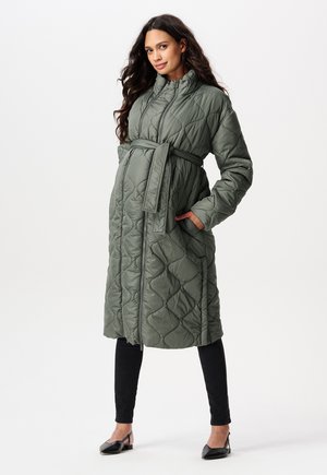 UMSTANDS PELLO - Vinterkappa /-rock - olive