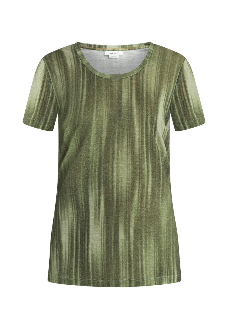 Icebreaker T-shirt print groen Icebreaker T-shirt print groen