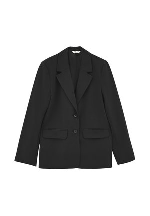 OXXO, OXXO OVERSIZE BLAZER JACKET WITH SLIT DETAIL - Blazer - black