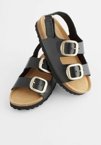 Next TWO  - Sandále - black leather