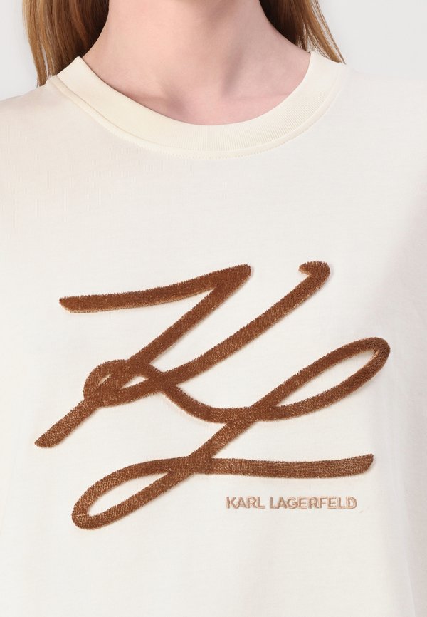 AUTOGRAPH LOGO - Print T-shirt - cannoli cream3