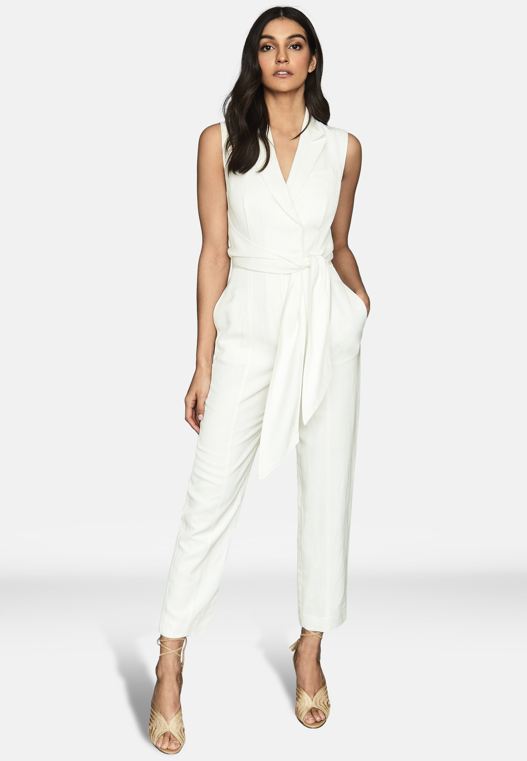 Wit jumpsuit Clearance