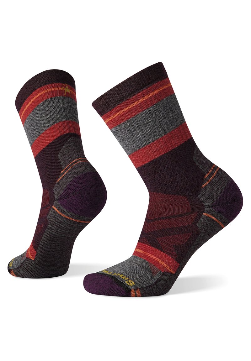 Smartwool HIKE FULL CUSHION SATURNSPHERE CREW - Calze sportive - bordeaux