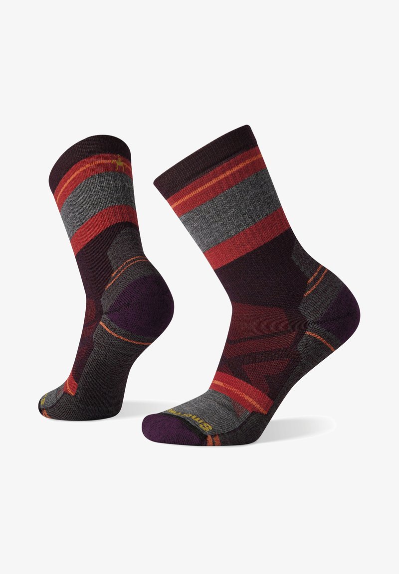 Smartwool HIKE FULL CUSHION SATURNSPHERE CREW - Calze sportive - bordeaux