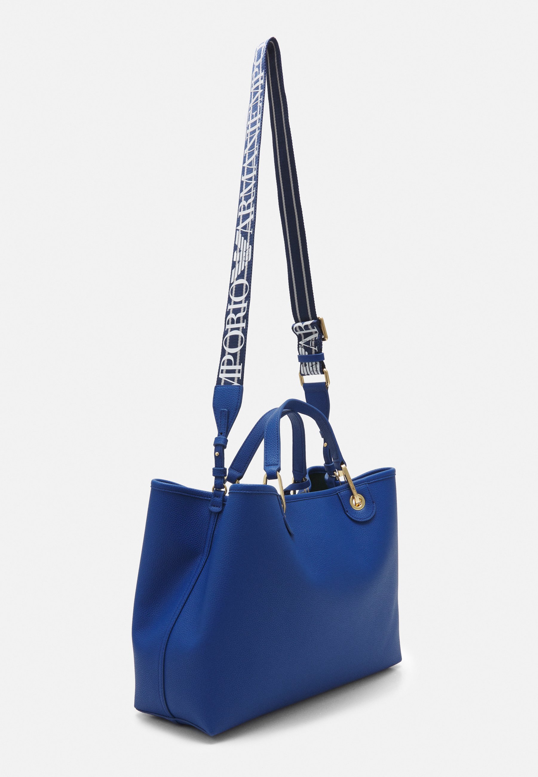 borsa blu armani