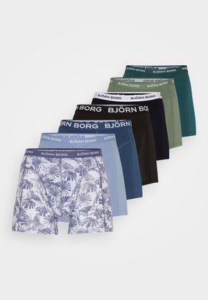 7 PACK - Boxerbriefs - black/green/blue