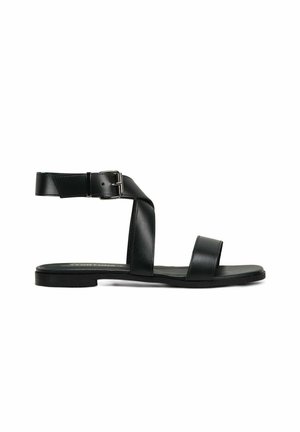 Sandali con cinturino - nero