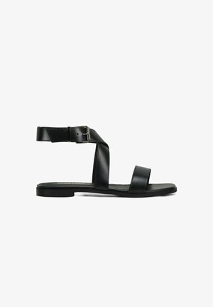 Via Tortona 18, Sandalen met enkelbandjes - nero