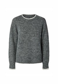 PCIVY - Pullover - medium grey melange