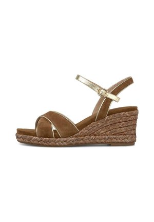 Alma en Pena, Plateausandalette - marbled brown