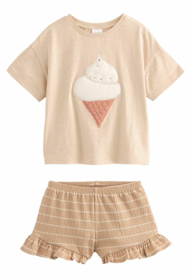 Next - FRILL SET - REGULAR FIT - Kratke hlače - pale pink ice cream, Povečajte