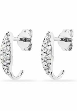 CHRIST Ohrringe - weißgoldfarben