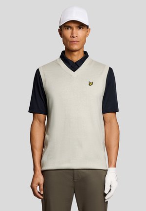 V NECK LIGHT WEIGHT - Striktrøje - w cloud