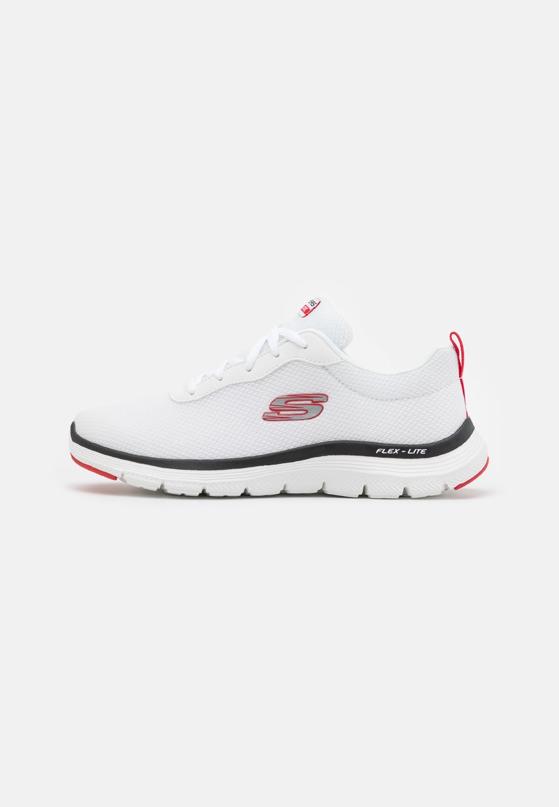 Skechers Sport - FLEX ADVANTAGE  - Sneakers laag - white/black/red trim, Vergroten