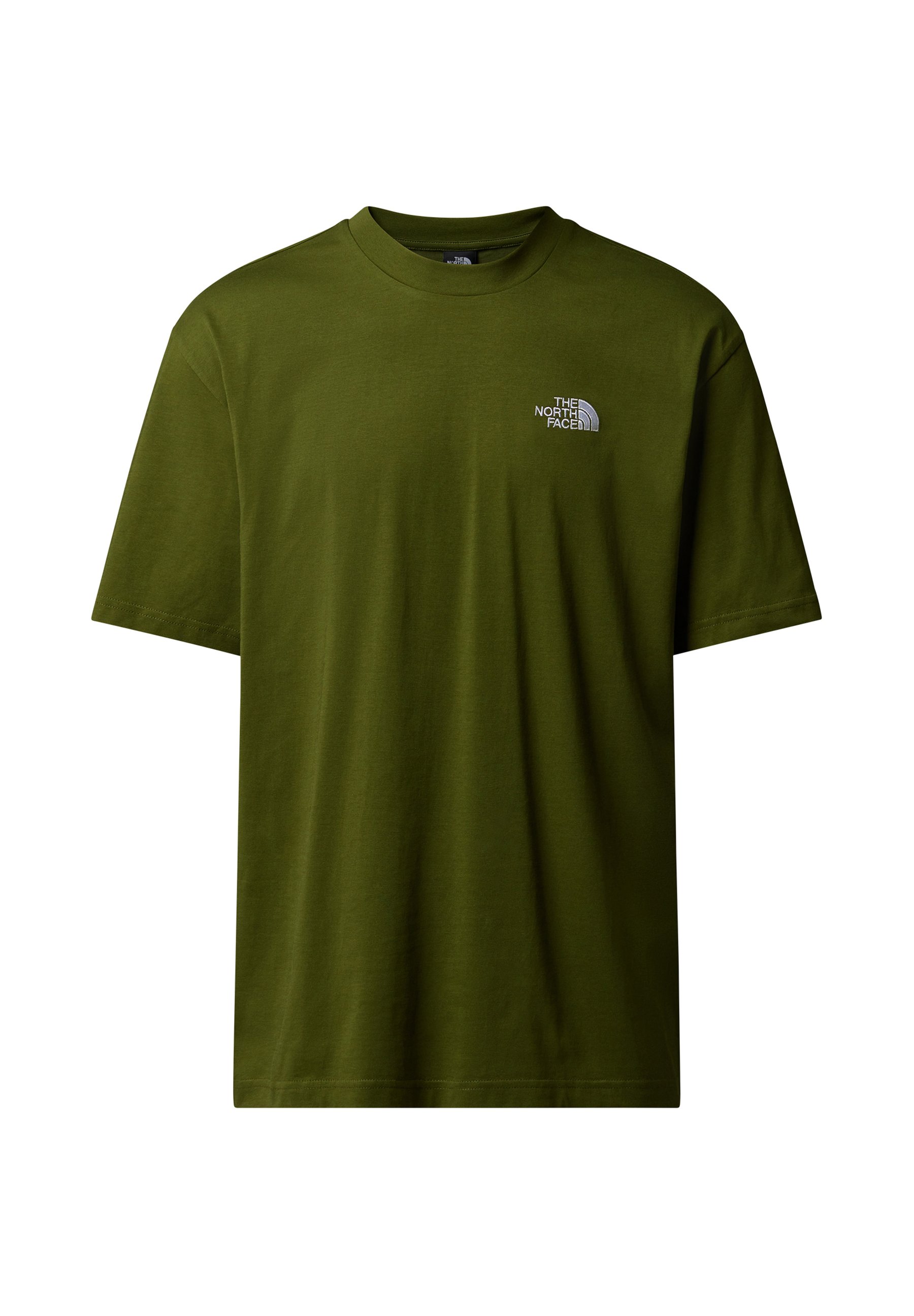 The North Face M SS ESSENTIAL OVERSIZE TEE - Triko s potiskem - woodland green