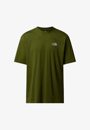 The North Face M SS ESSENTIAL OVERSIZE TEE - T-shirts print - woodland green