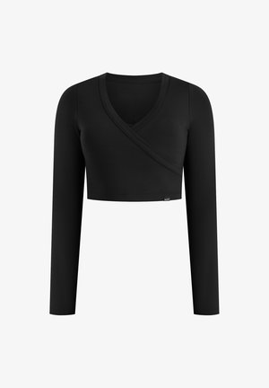 Smilodox, CROP LONGSLEEVE NIORA - T-shirt à manches longues - schwarz