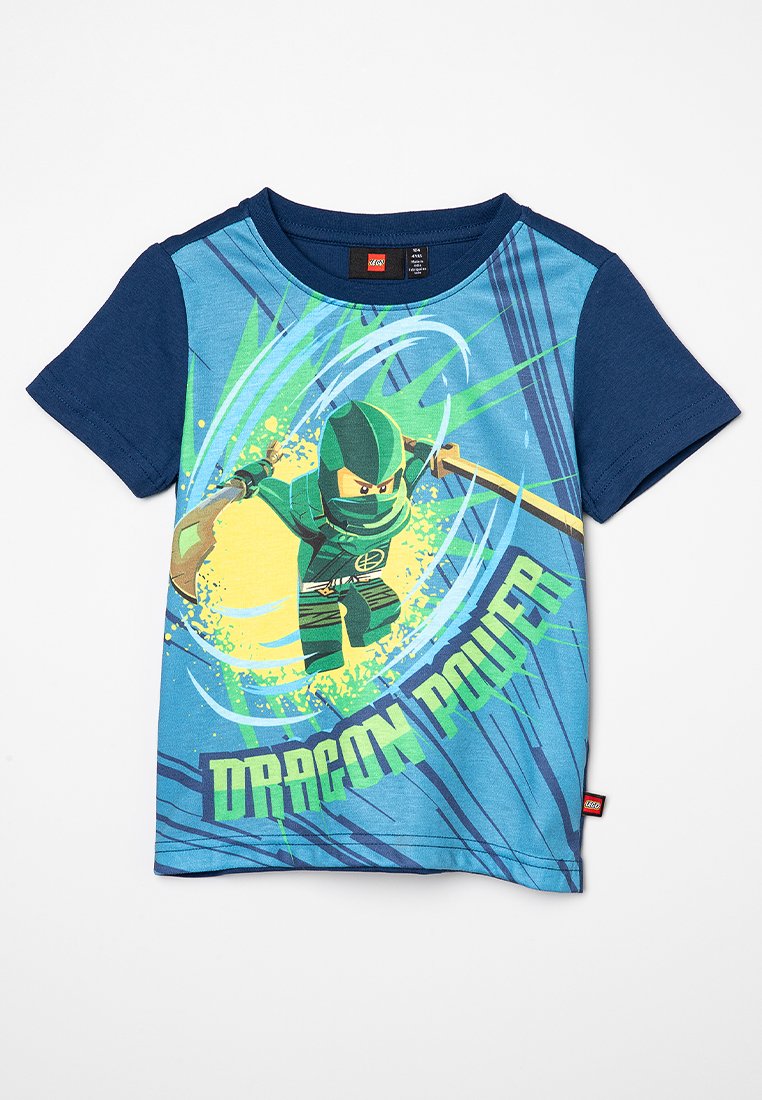 LEGO® kidswear T-shirt print donkerblauw