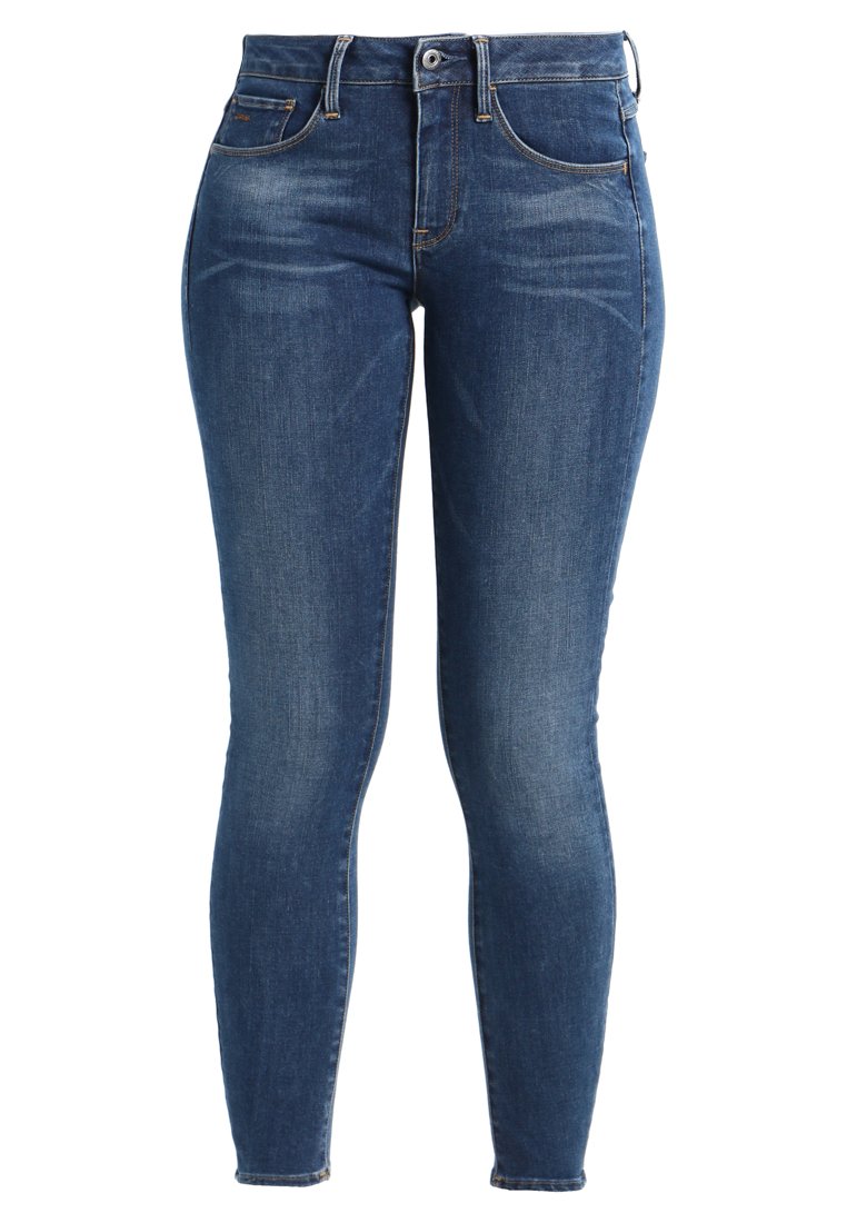 G-Star Jeans Skinny Fit donkerblauw denim