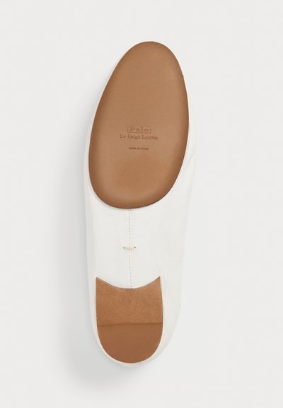 Polo Ralph Lauren LEATHER BALLET FLAT - Baleriinad - paper