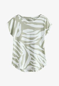 Niet geselecteerd, beige zebra print