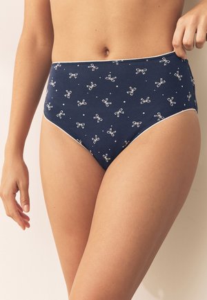 Next HIGH RISE HIGH LEG FIT -7 PACK   - Nohavičky/Slipy - grey cream red hearts