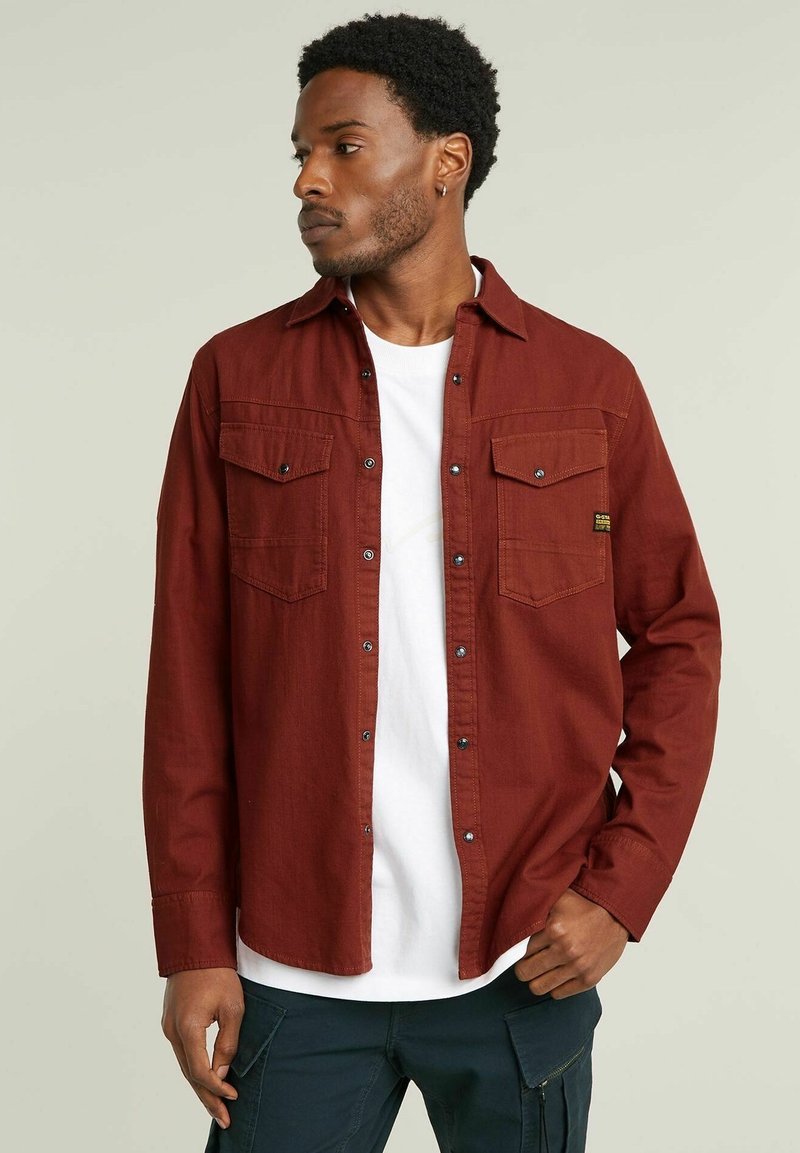 G-STAR DAKOTA SLIM - Camicia - dry red gd